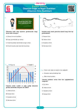 Ülkemizin İklim Özellikleri