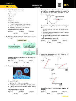 Test-45 Sürdürülebilirlik Tema Tekar Testi