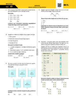 Test-40 Adezyon, Kohezyon ve Yüzey Gerilimi