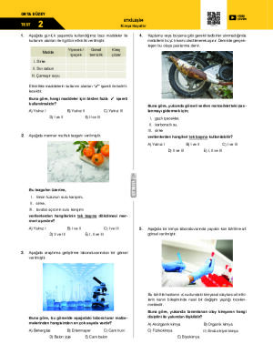 Test-2 Kimya Hayattır