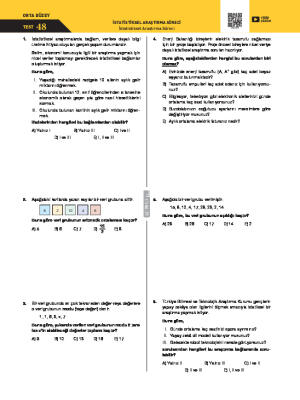 İstatiksel Araştırma Süreci Test 48