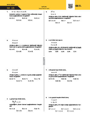 Tema Tekrar Test -15