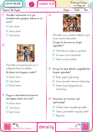 Birbirimizi Dinliyor ve Anlıyoruz