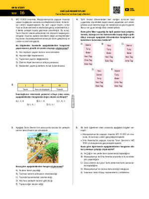 Test-16 Tarım Devrimi’nin Eski Çağ’a Etkileri