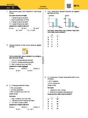 Test-11 Periyodik Sistem
