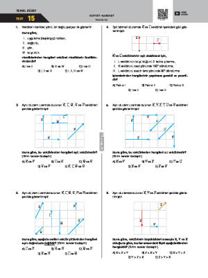 Test-15 Vektörler