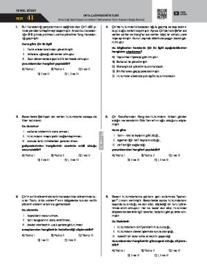 Test-41 Orta Çağ’daki Siyasi ve Askerî Gelişmeler (Çin-Sasani-Doğu Roma)