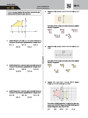 Geometrik Dönüşümler Test 30