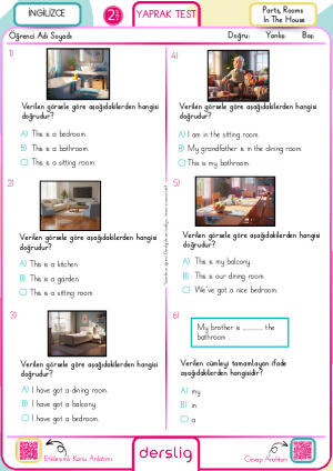 Parts, Rooms  In The House