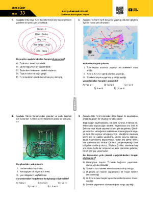 Test-33 Türklerde Konargöçer Yaşam