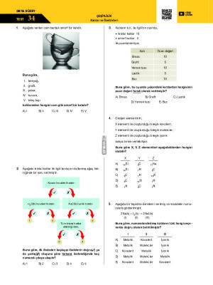 Test-34 Katılar ve Özellikleri