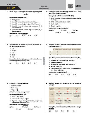 Test-29 Zayıf Etkileşimler