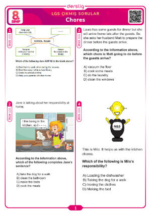 Chores LGS Çıkmış Sorular