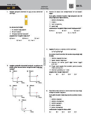 Test-20 Kovalent Bağ