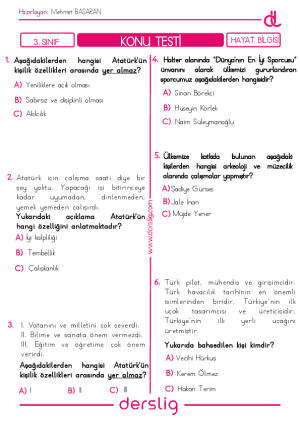 Önderimiz Atatürk  Başarılı İnsanlar