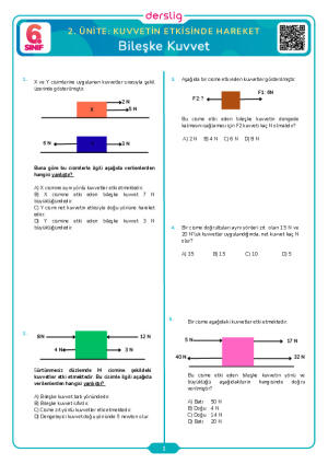 Bileşke Kuvvet Test- 1
