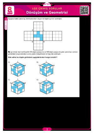 Dönüşüm Geometrisi LGS Çıkmış Sorular