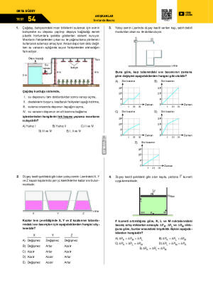 Test-54 Sıvılarda Basınç