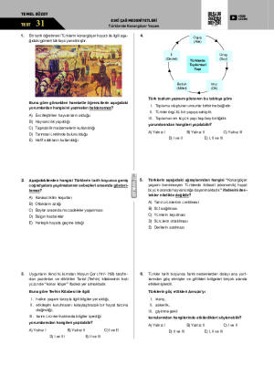 Test-31 Türklerde Konargöçer Yaşam
