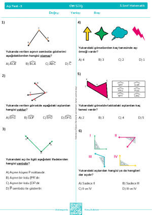 Test 3 - Açı