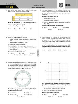 Test-34 Hareket ve Hareket Türleri