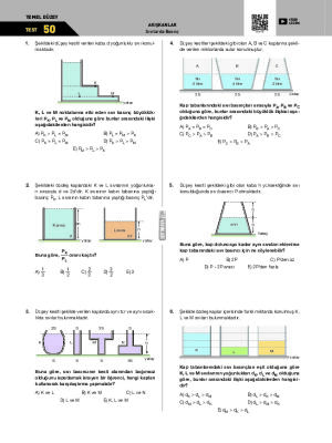 Test-50 Sıvılarda Basınç