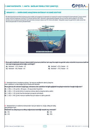 Opera BB Tam Sayıları Tanıma Bağlam Testi (Sınıf İçi Test)