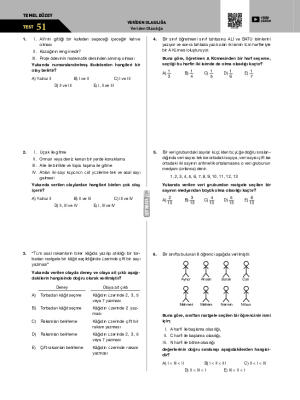 Veriden Olasılığa Test 51
