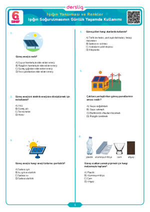 Işığın Soğurulmasının Günlük Yaşamda Kullanımı
