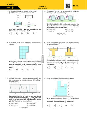 Test-51 Sıvılarda Basınç