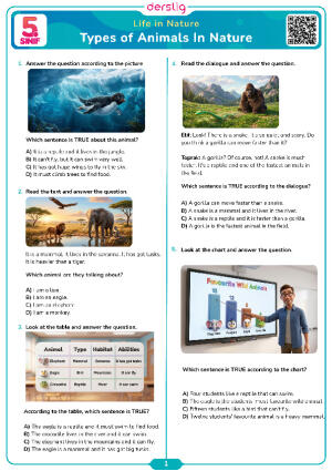 Life in Nature-Types of Animals In Nature