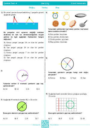 Test 4 - Çember