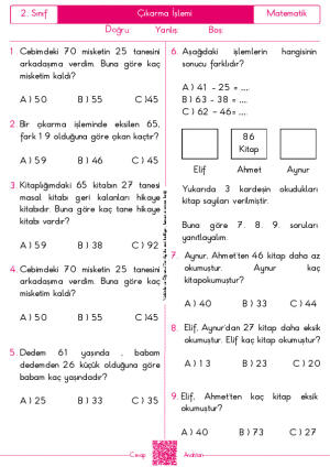 Çıkarma İşlemi