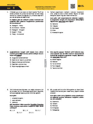 Test-8 Tarihsel Bilginin Üretim Süreci