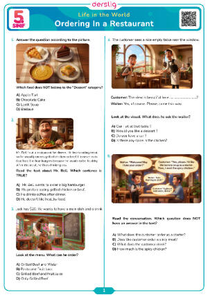 Life in the World Ordering In a Restaurant Testi