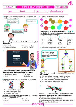 DNA ve Genetik Kod Test-4