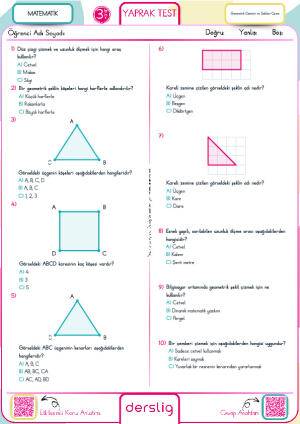 Geometrik Cisimleri ve Şekilleri Çizme
