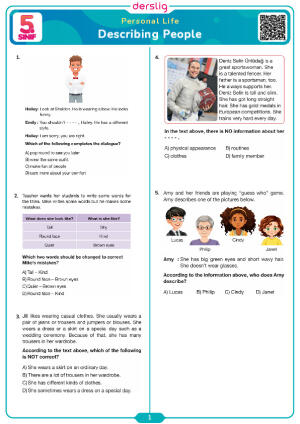 Describing People Test