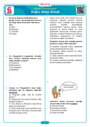 Doğru Sözlü Olmak