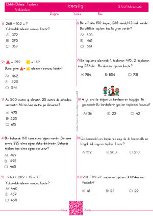 Eldeli-Eldesiz Toplama İşlemi