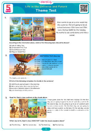 Life in the Universe and Future- Theme Test