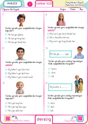 Family Members’ Physical Appearances and Features