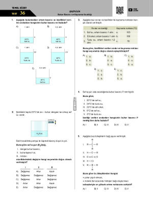 Test-36 Buhar Basıncı ve Kaynama Sıcaklığı