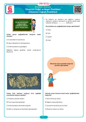 Ülkemizin Coğrafi Özellikleri