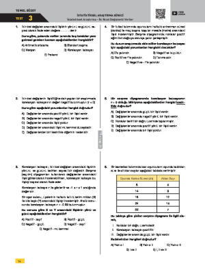 Korelasyon ve İlişki Yorumu