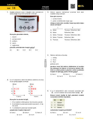 Test-14 Etkileşim Tema Tekrar Testi