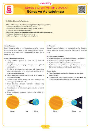 Güneş ve Ay Tutulması