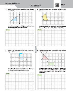 Geometrik Dönüşümler Gelişim İzleme Soruları