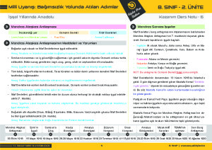 823 İşgal Yıllarında Anadolu