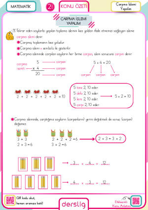 Çarpma İşlemi Yapalım